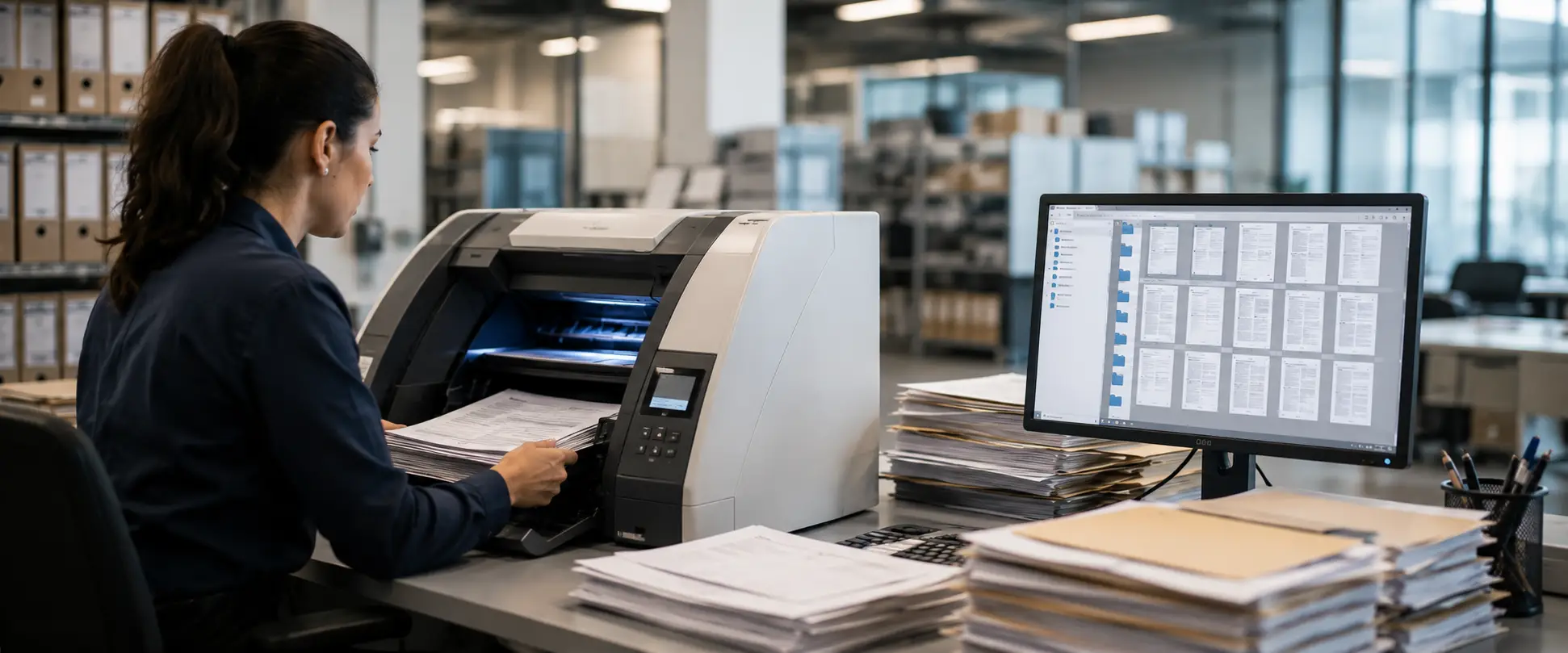 Digitalización de documentos con OCR — Serdoc Madrid