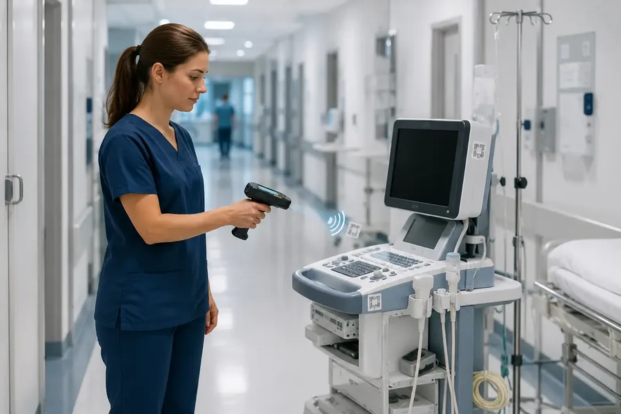 Hospital con sistema RFID para localización de equipos — Serdoc