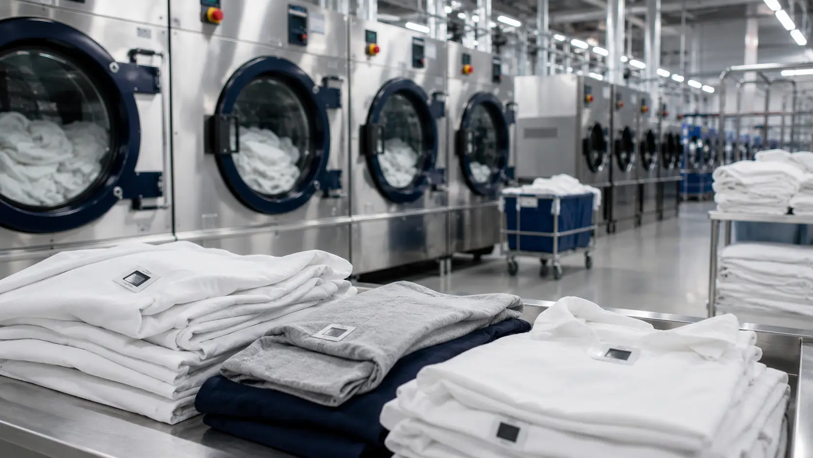 Lavandería industrial con sistema RFID — Serdoc